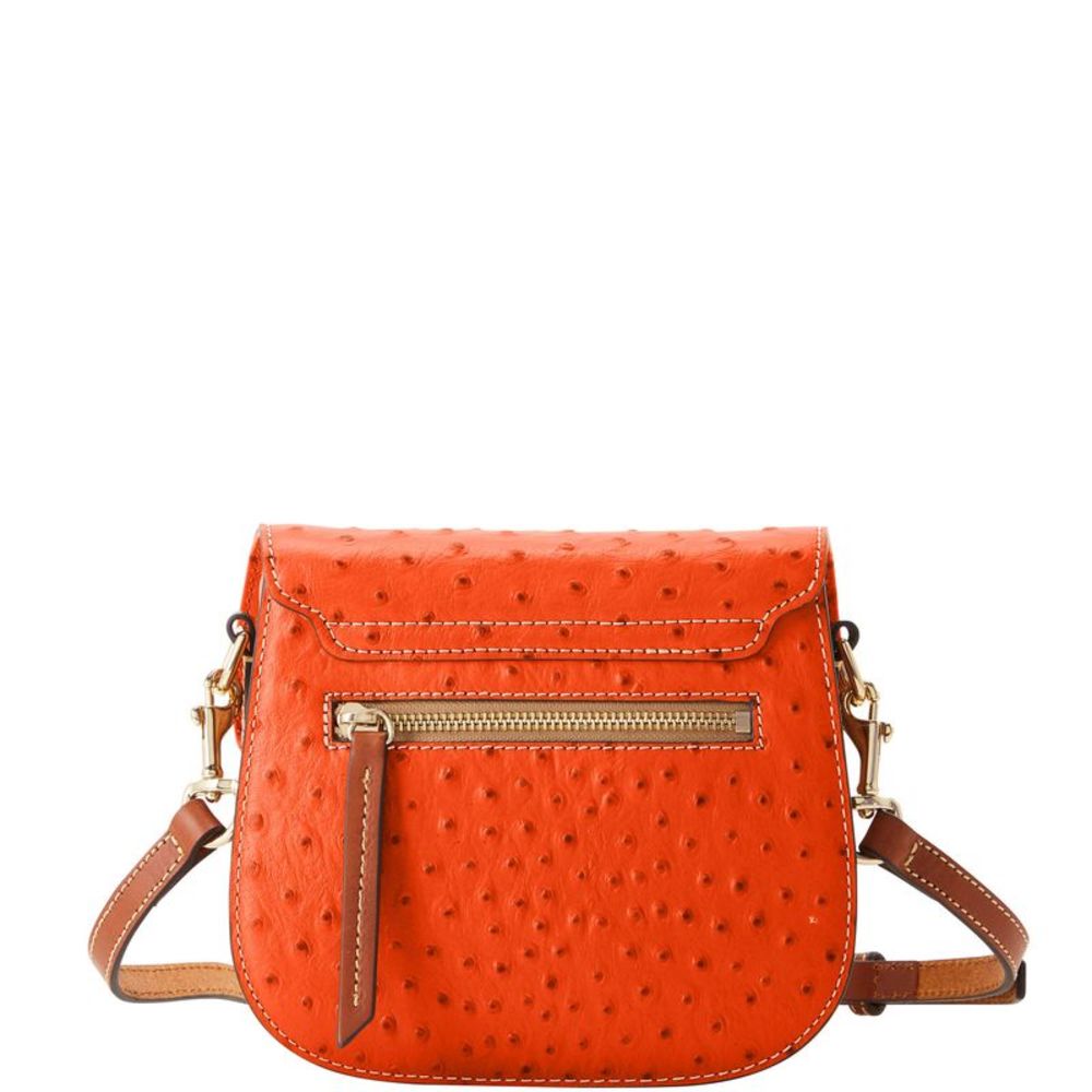 Dooney & Bourke Ostrich Saddle Bag - Geranium - Picture 4 of 4